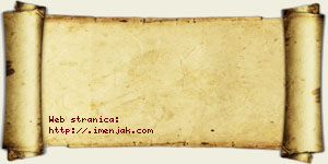 Dina Aćin vizit kartica